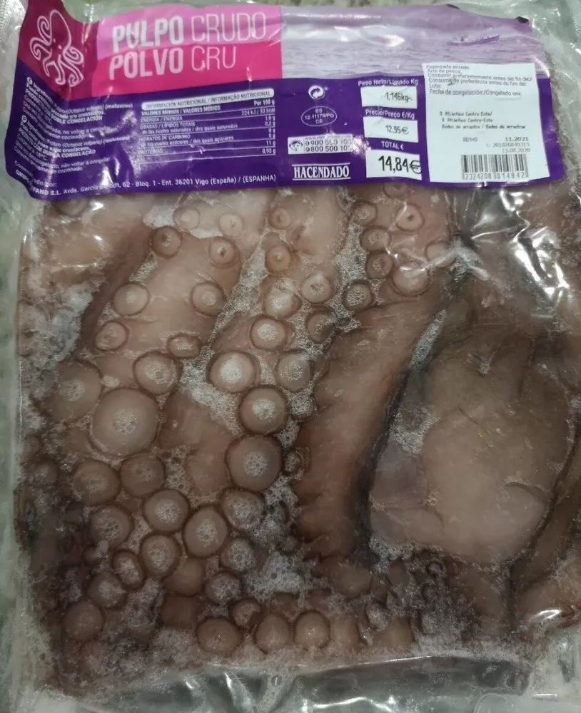 Pulpo Crudo