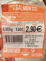 Filete de salmon rosado salvaje