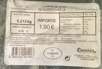 Lomos de atun de aleta amarilla