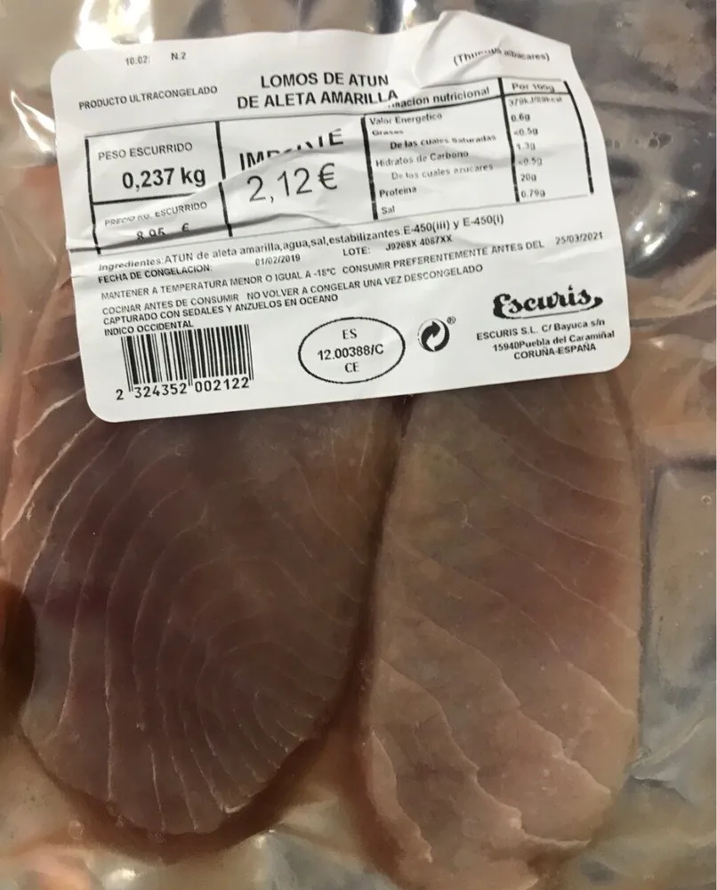 Lomos de Atún