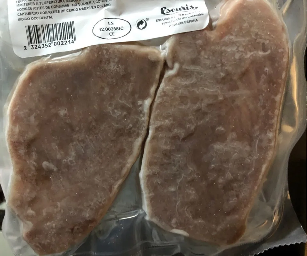 Lomos de Atún de aleta amarilla