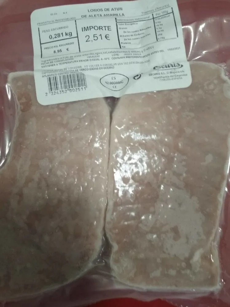 Lomo de atún de aleta amarilla