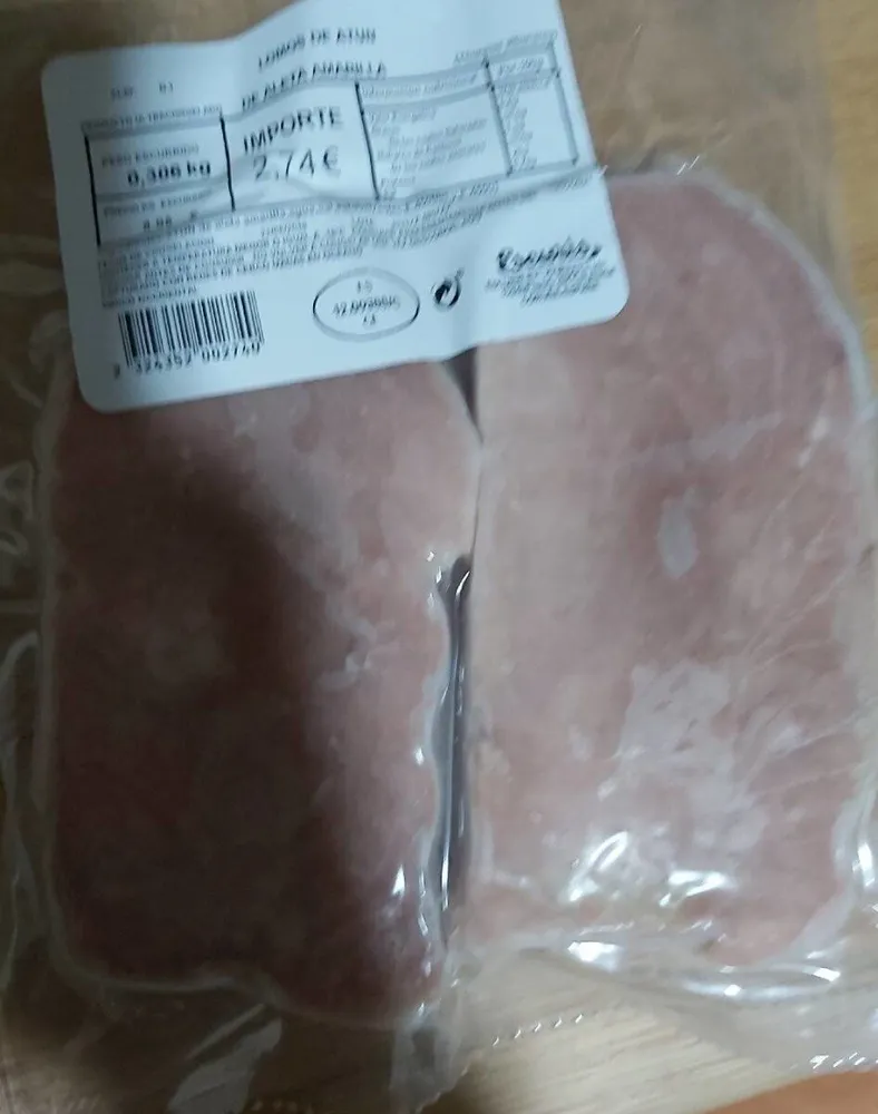 lomos de atún de aleta amarilla