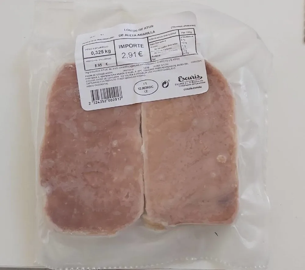 Lomos de Atún de Aleta Amarilla