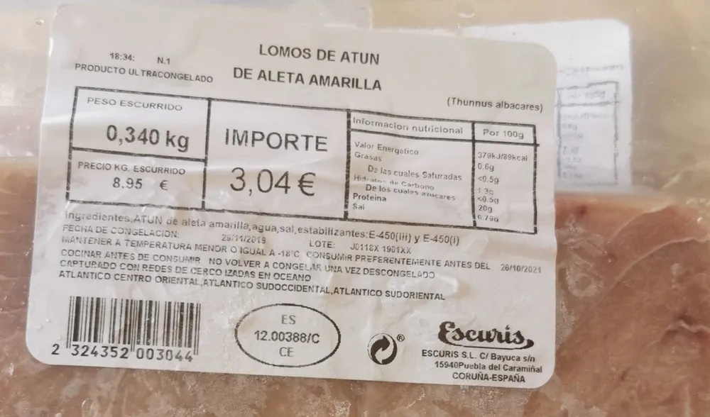Lomos de atún