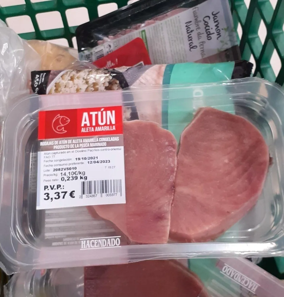 Atún alerta amarilla