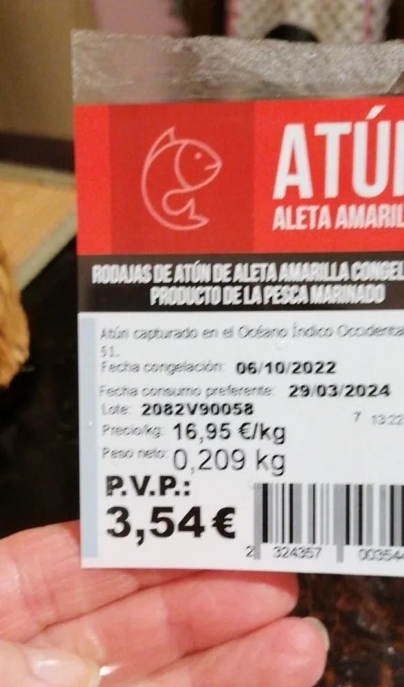 Atun aleta amarilla