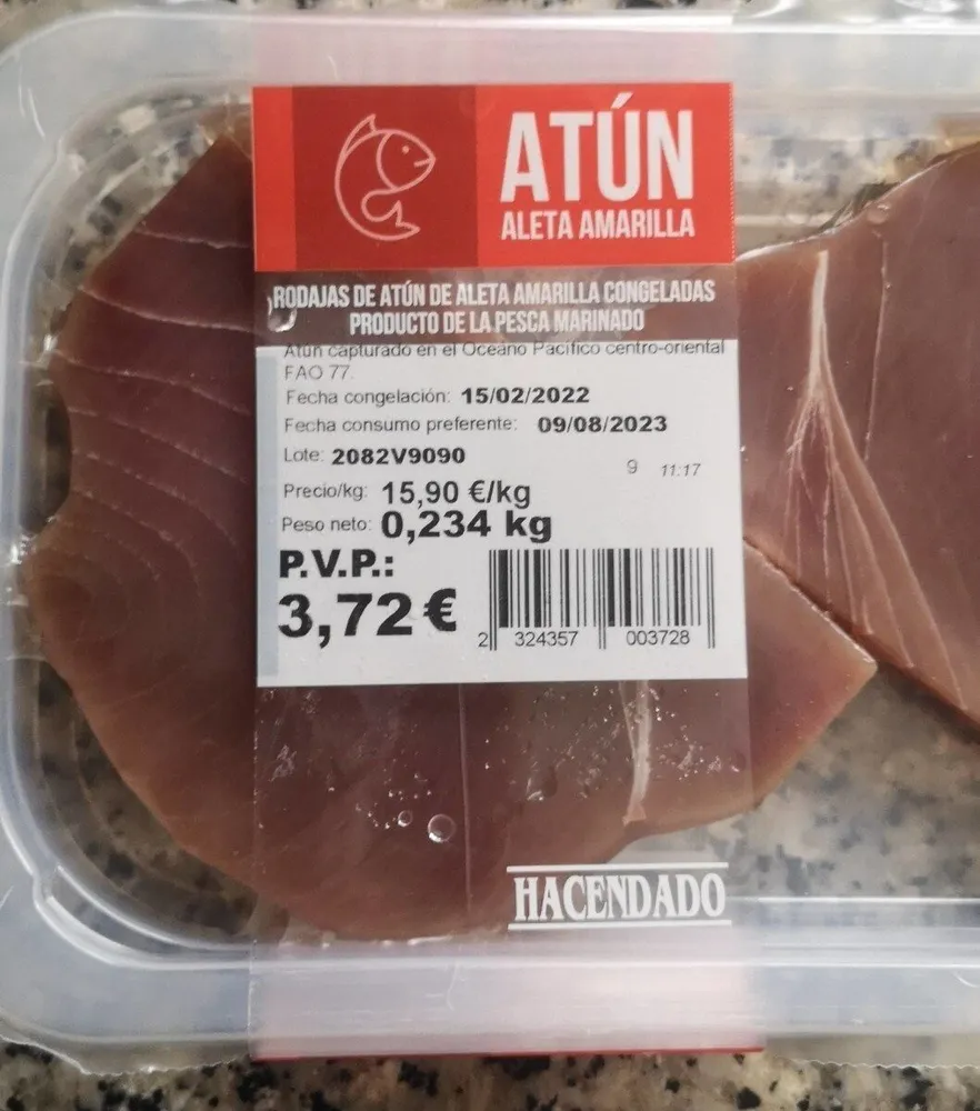 Atun paleta amarilla