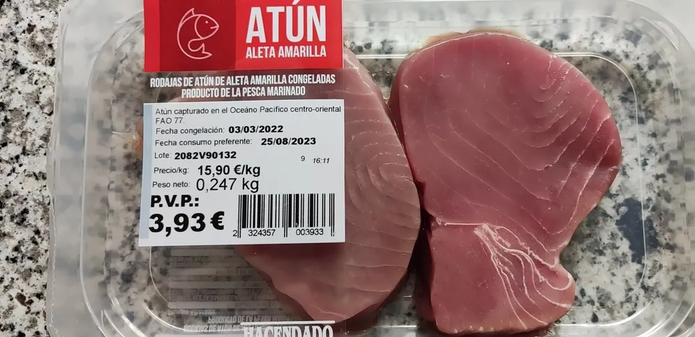 Atún aleta amarilla