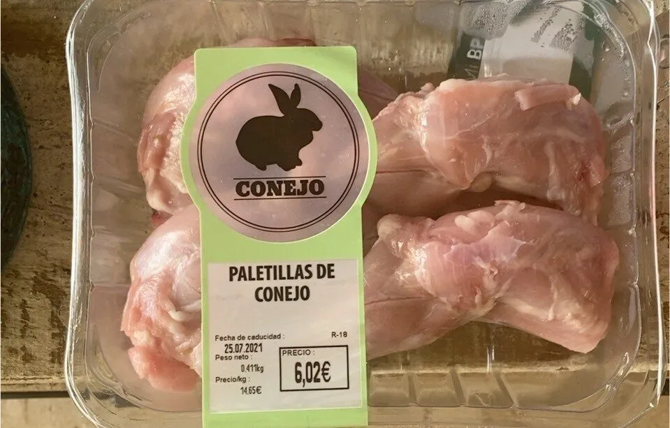 Paletillas de conejo