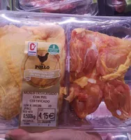 Muslo deshuesado alimentado maiz