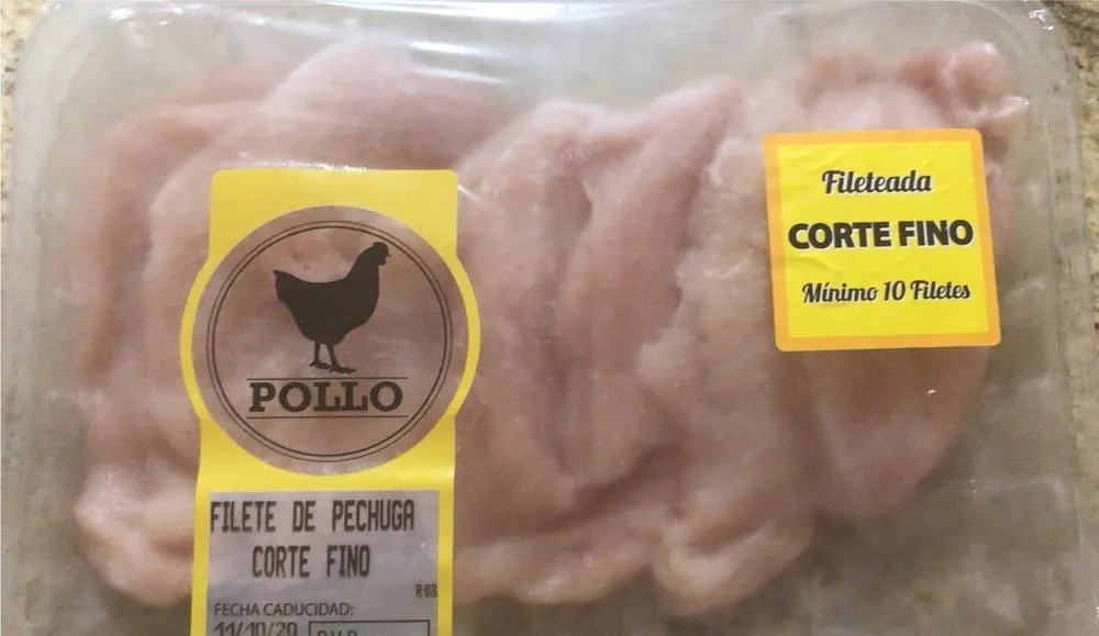 Filete de pechuga corte fino