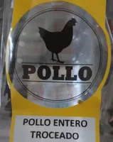 Pollo entero troceado