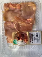 Contramuslo deshuesado de pollo