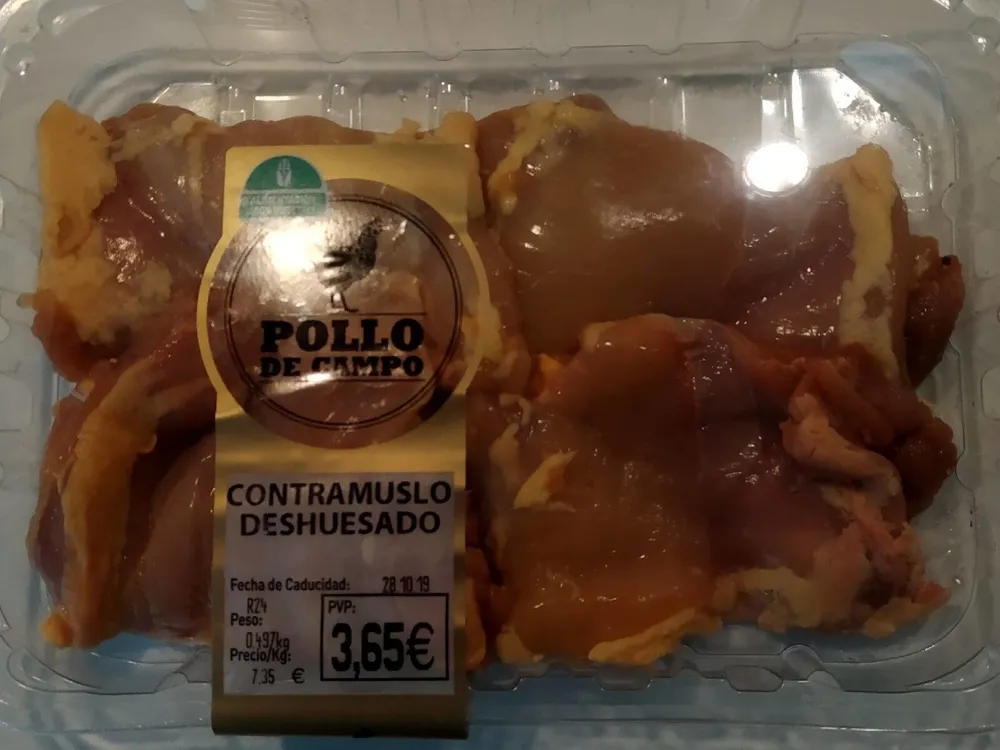 Contramuslo deshuesado