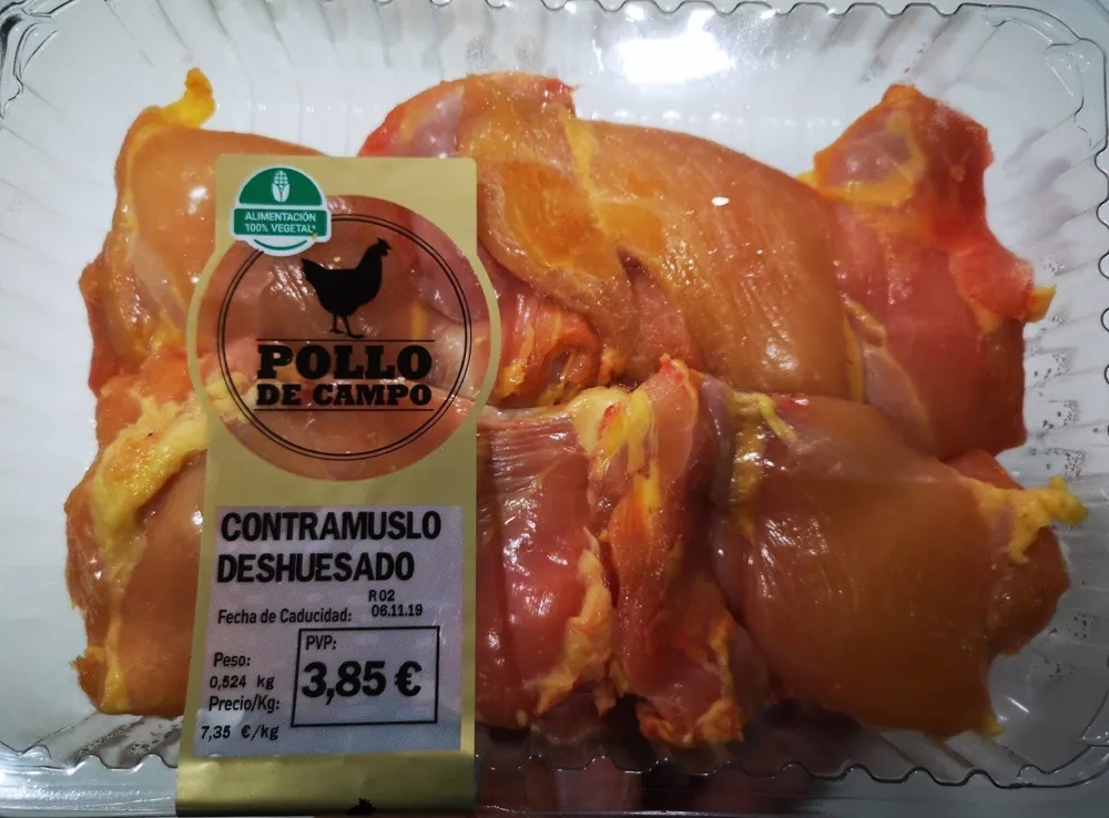 CONTRAMUSLO DESHUESADO DE POLLO