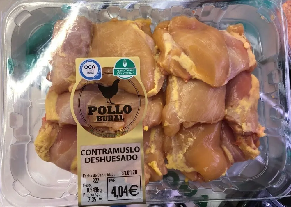 Contramuslo deshuesado