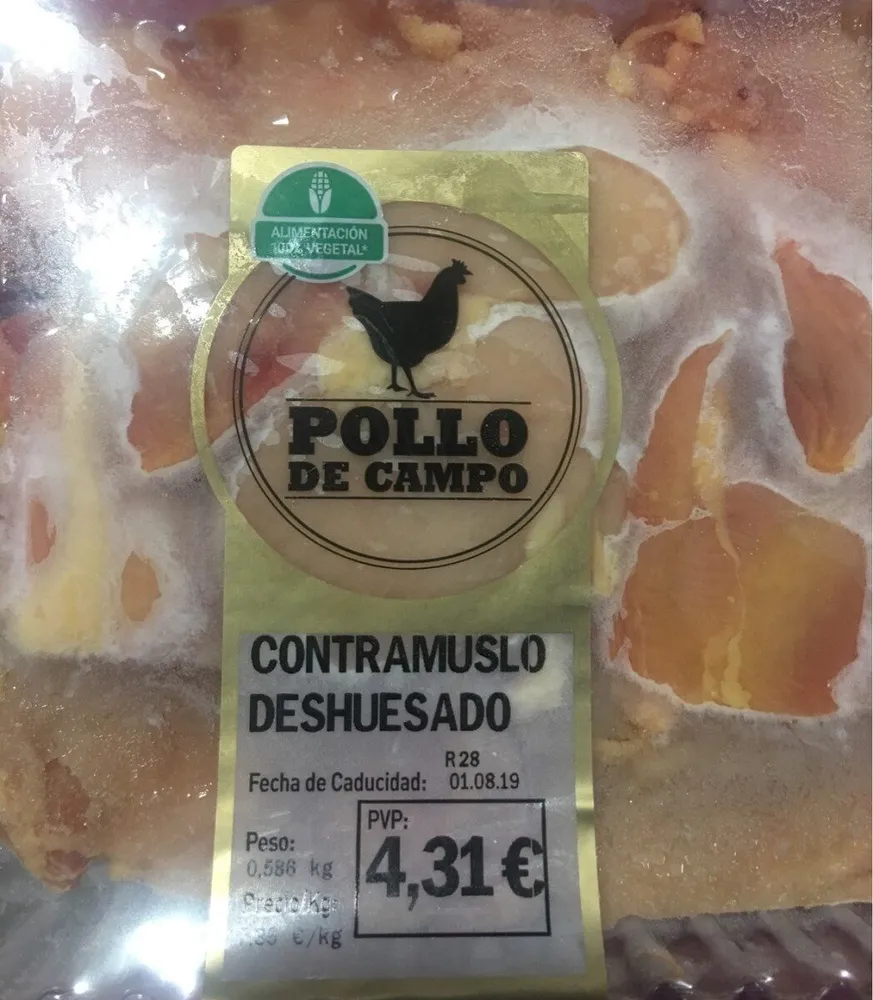 Contramuslo deshuesado