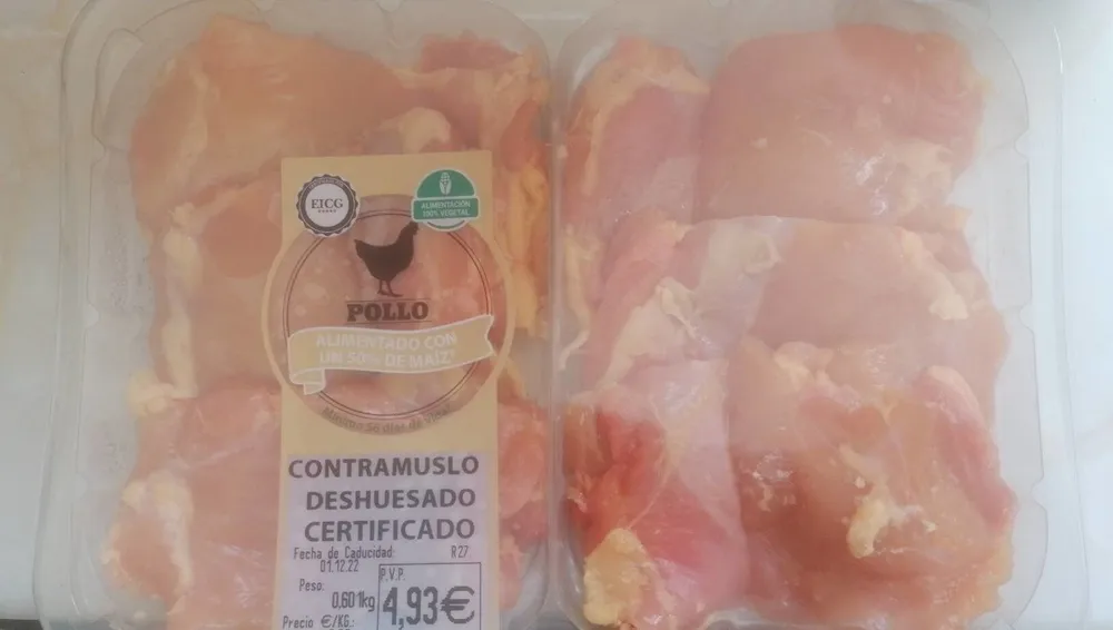 Contramuslo deshuesado certificado