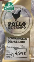 Contramuslo deshuesado de pollo