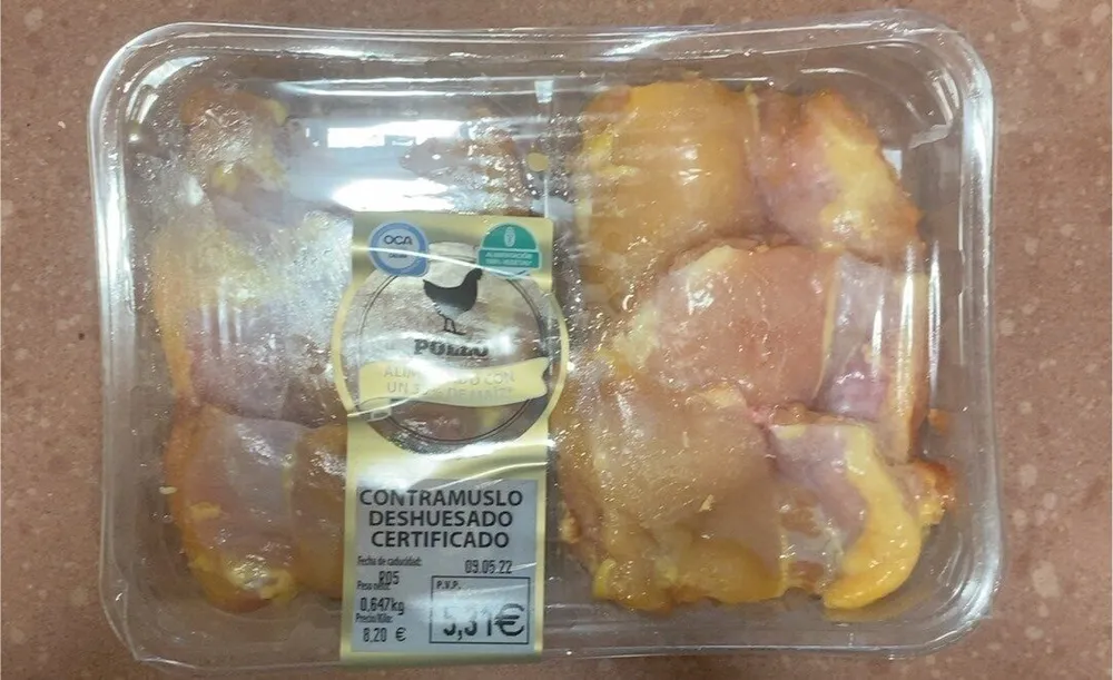 Contramuslo deshuesado certificado