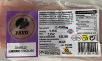Solomillo marinado congelado
