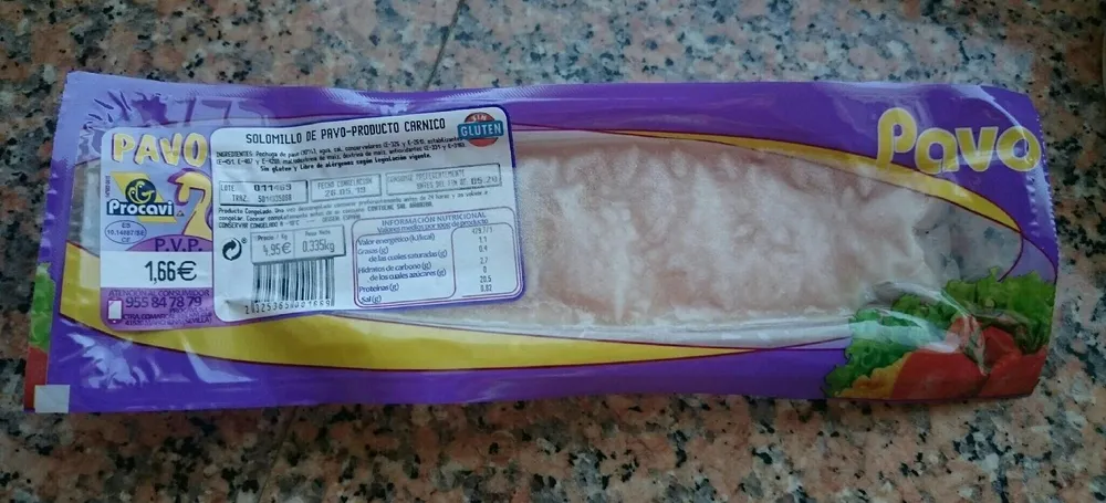 Solomillo de pavo