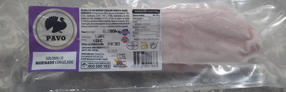 Solomillo de pavo