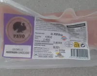 Solomillo de pavo marinado congelado