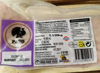 Solomillo de pavo marinado congelado