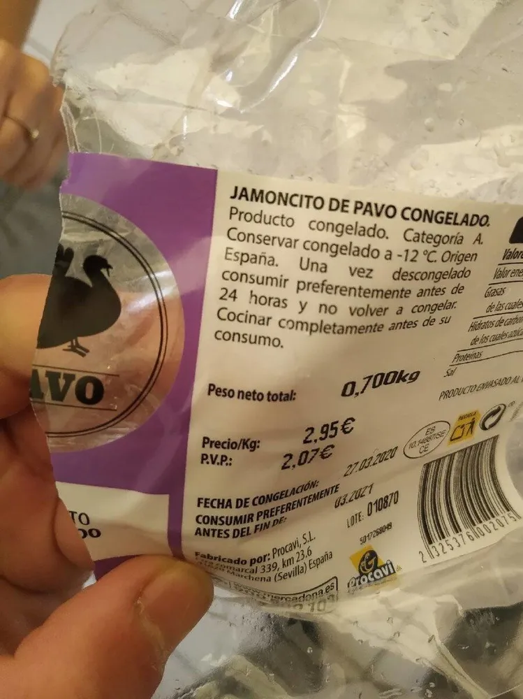 Jamoncito de pavo