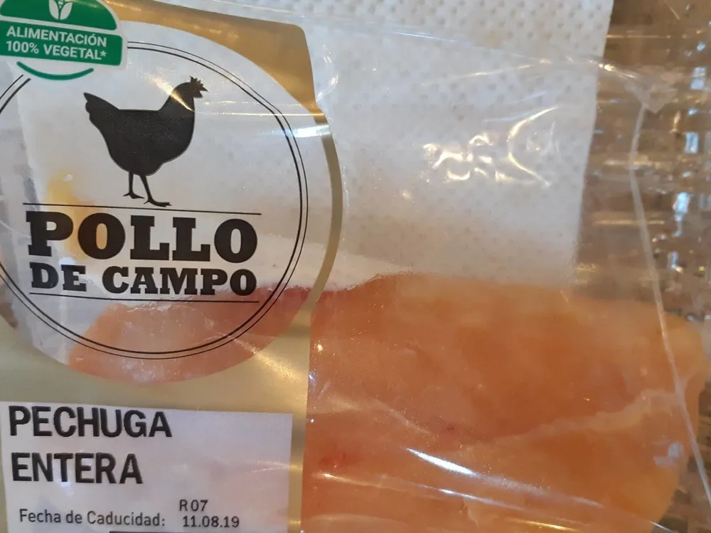 Pechuga de pollo de campo