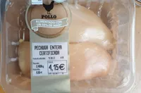 Pechuga entera de pollo