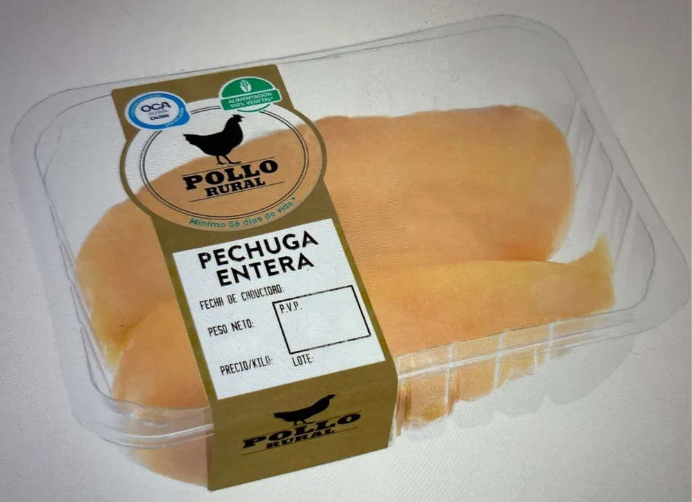 Pechuga entera de pollo