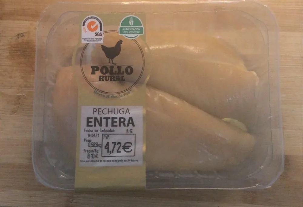 Pechuga entera