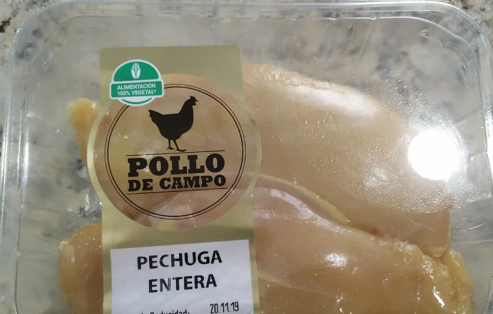 Pechuga entera pollo de campo