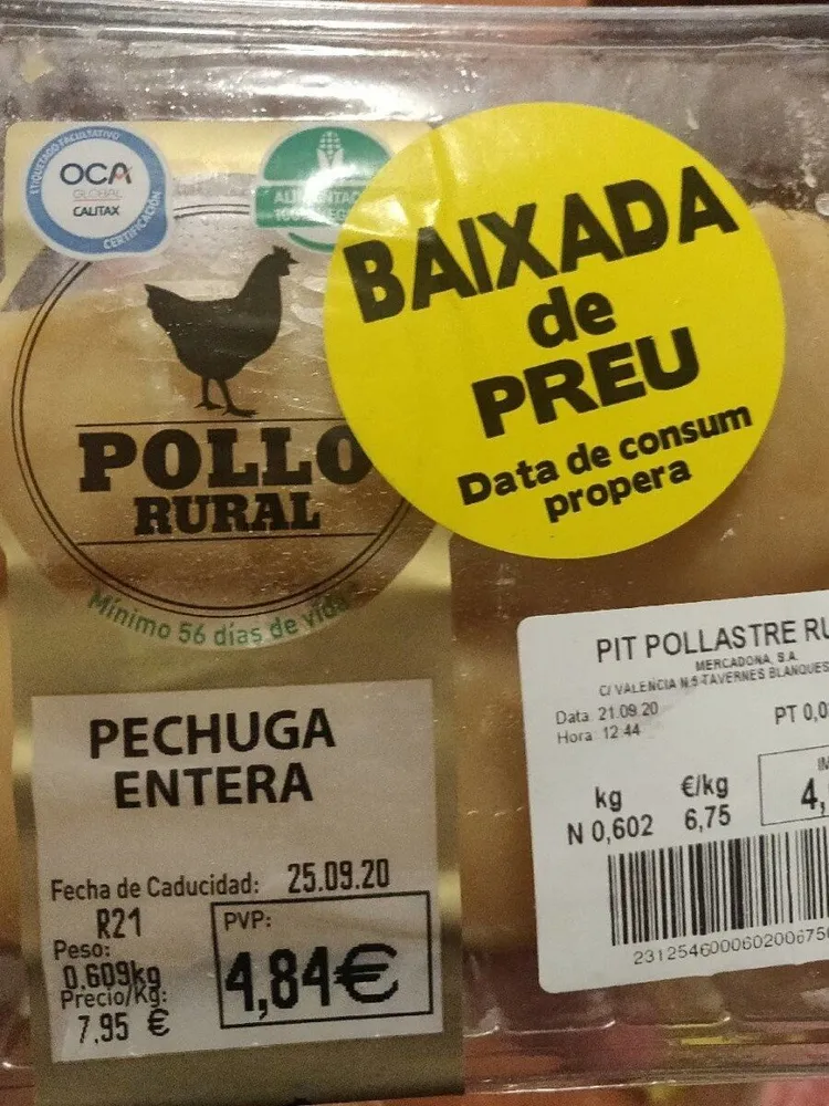 Filete pechuga pollo