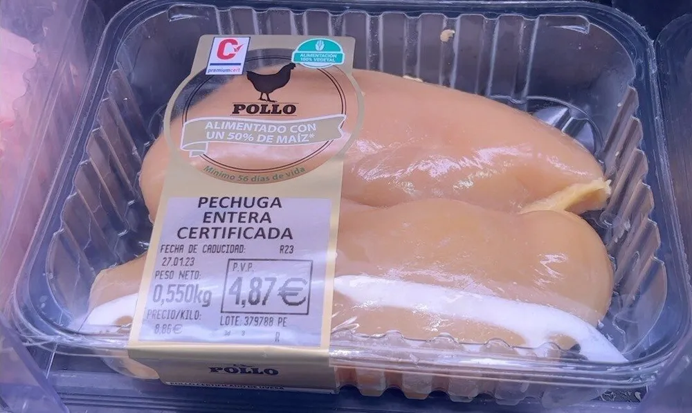 Pechuga entera certificada