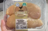 Pechuga entera certificada