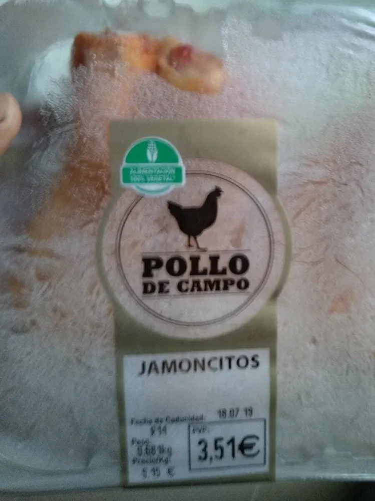 Jamoncitos de pollo