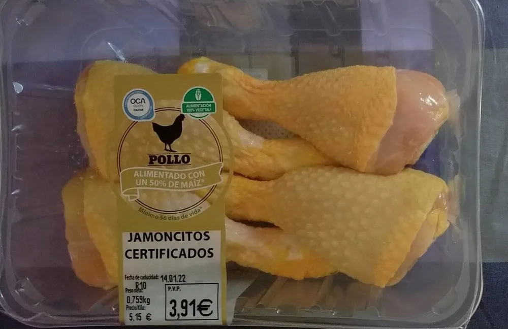Jamoncitos de muslo de pollo