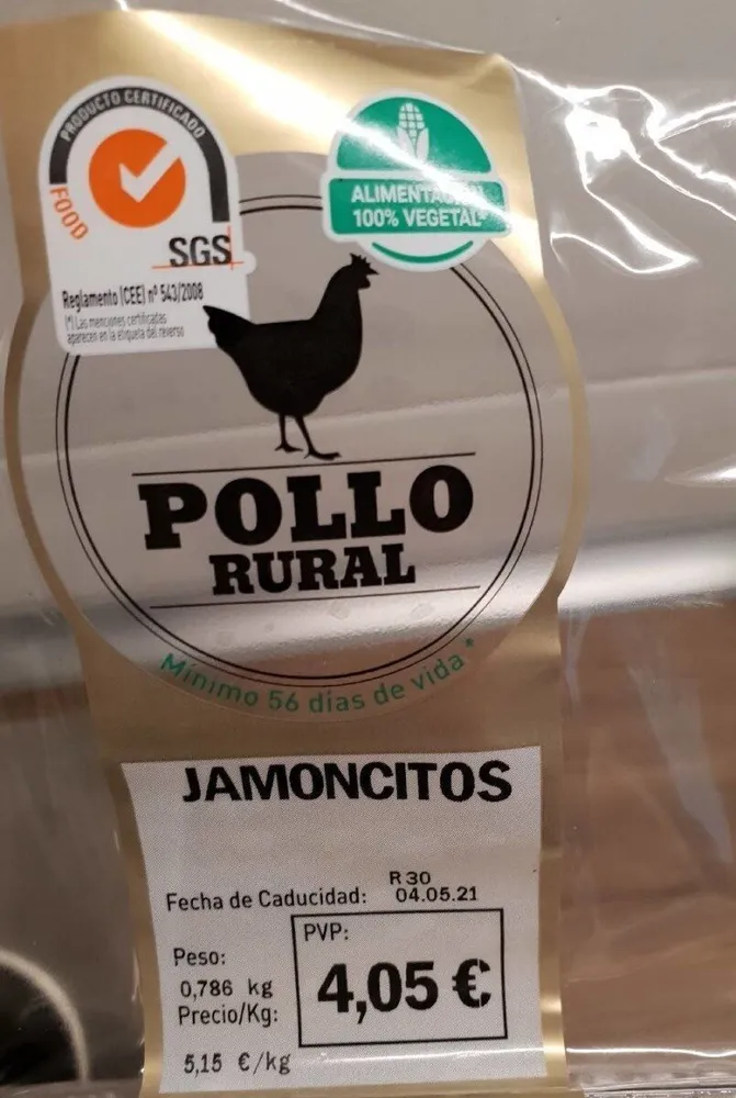 Jamoncitos pollo rural