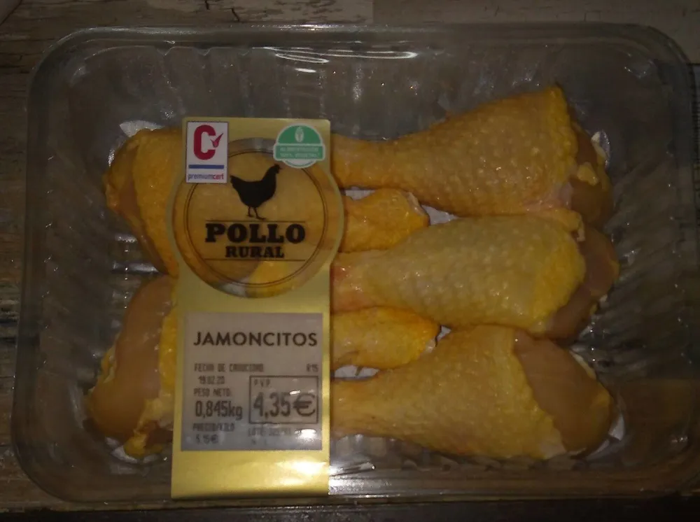 Jamoncitos de pollo