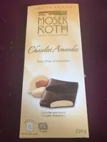 Chocolat Amandes, Edel Marzipan Vollmil. ..