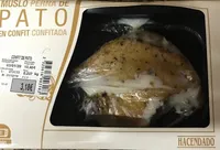Muslo de pato en confit