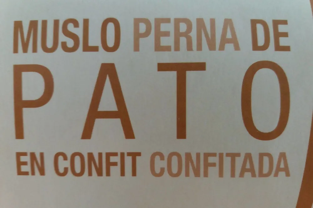 Muslo de pato confitado