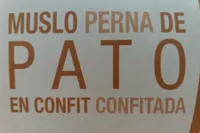 Muslo de pato confitado