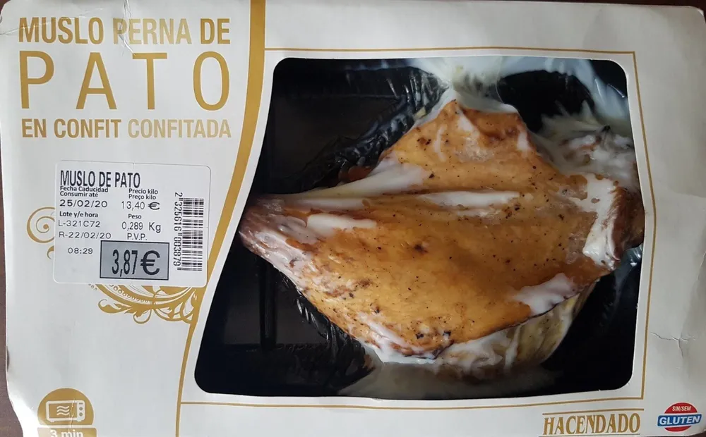 Muslo de Pato en Confit
