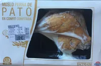 Muslo de pato en confit