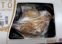 Muslo perna de pato en confit confitada